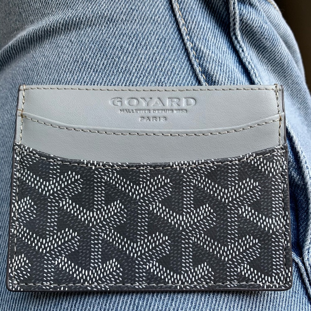 Grey card holder